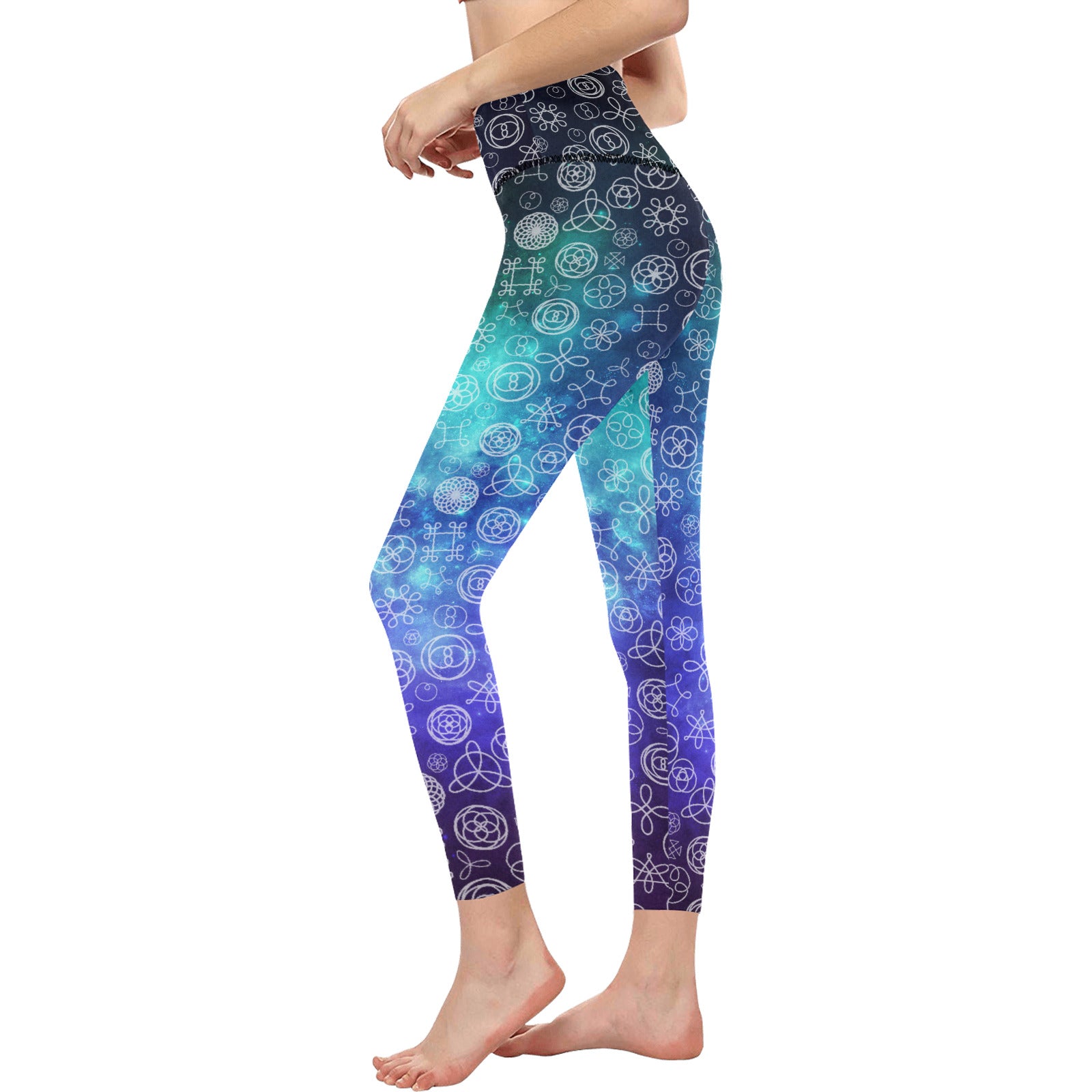 Flow Flowers Galaxy Legging