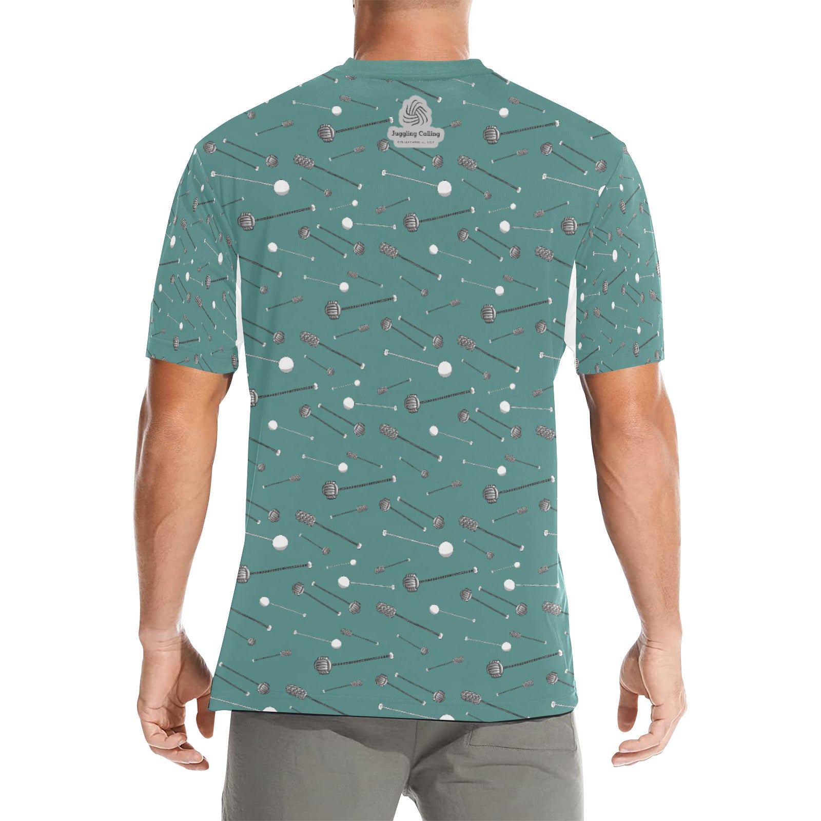 Spin more Poi Shirt, Green- Juggling Calling