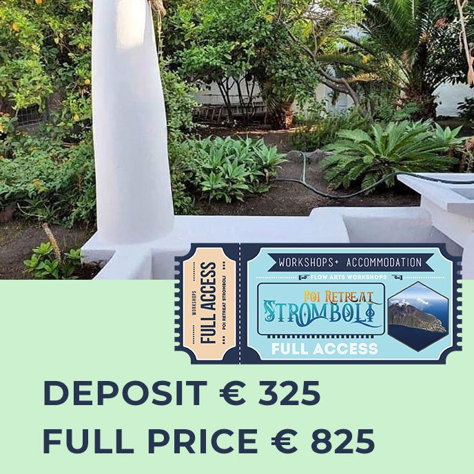 TRIPLE ROOM, WOMEN ONLY - Stromboli Poi Retreat 2026 - Deposit