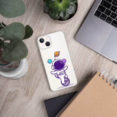 Cosmic Juggler Clear Case for iPhone®