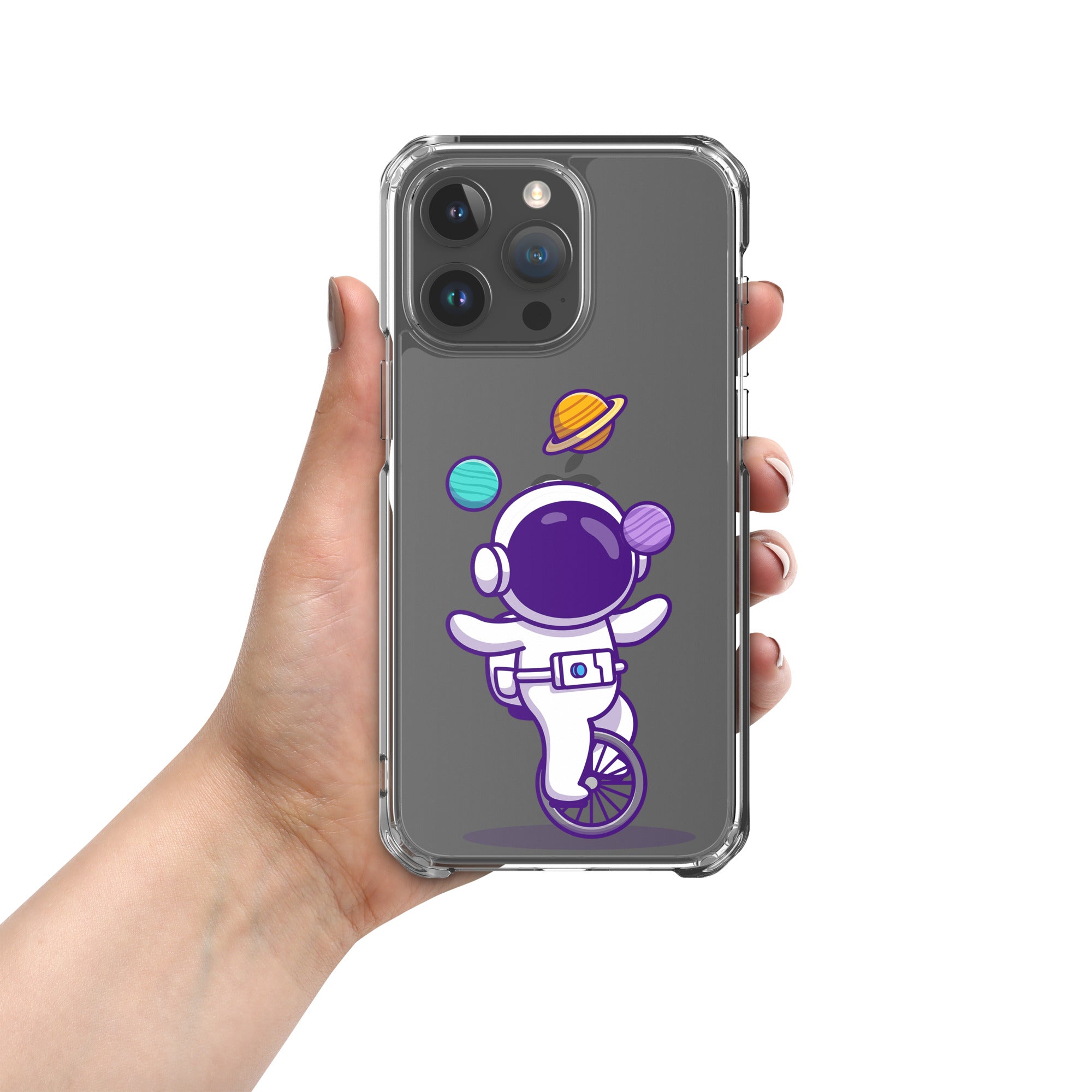 Cosmic Juggler Clear Case for iPhone®
